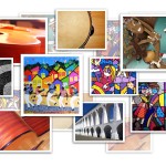Escola de Samba - Painel de Formas - Movimento com elipses, curvas, diagonais e repetição de elementos